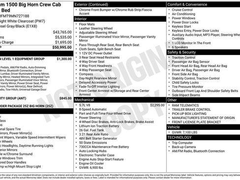 Used 2021 RAM 1500 Big Horn image 3