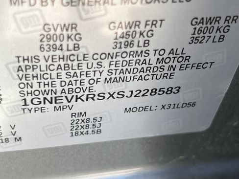 Used 2025 Chevrolet Traverse High Country w/ LPO, Floor Liner Package AWD/4WD image 29