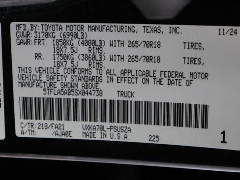 Used 2025 Toyota Tundra SR5 w/ SX Package RWD image 39