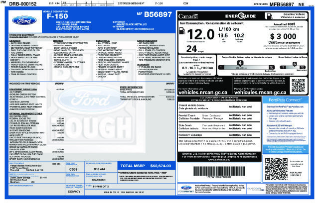 Used 2021 Ford F150 XLT w/ Equipment Group 302A High AWD/4WD image 2