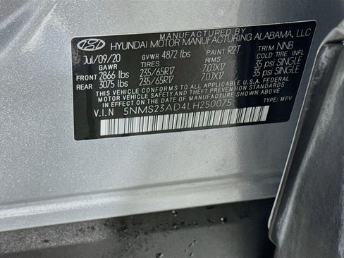 Used 2020 Hyundai Santa Fe SE FWD image 39