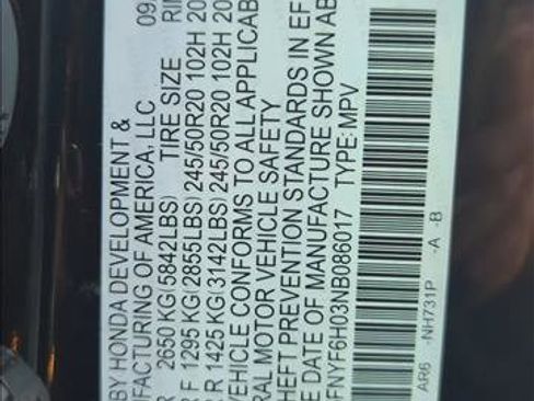 Used 2022 Honda Pilot Elite image 28