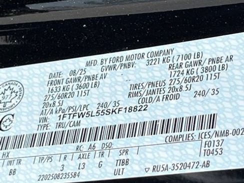 Used 2025 Ford F150 Lariat AWD/4WD image 37