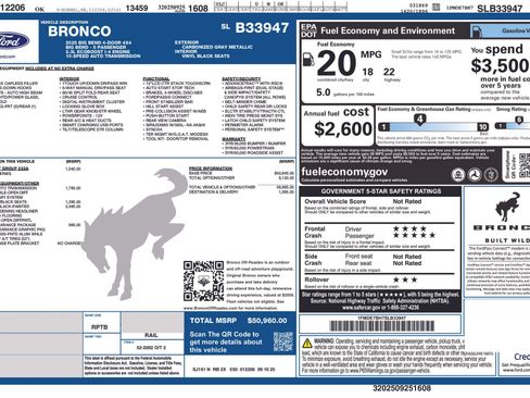 Used 2025 Ford Bronco Big Bend AWD/4WD image 39