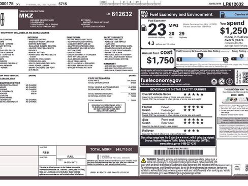 Used 2020 Lincoln MKZ Reserve w/ Elements Package AWD/4WD image 23