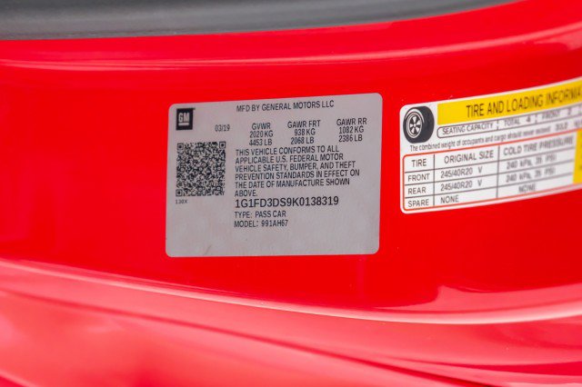 Used 2019 Chevrolet Camaro LT w/ RS Package RWD image 53
