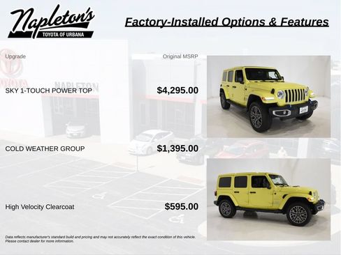 Used 2023 Jeep Wrangler Unlimited Sahara w/ Cold Weather Group AWD/4WD image 4