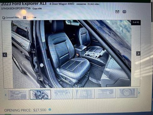 Used 2023 Ford Explorer XLT w/ Equipment Group 202A AWD/4WD image 3