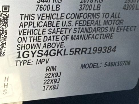 Used 2024 Cadillac Escalade Sport Platinum w/ LPO, ONYX Package image 34