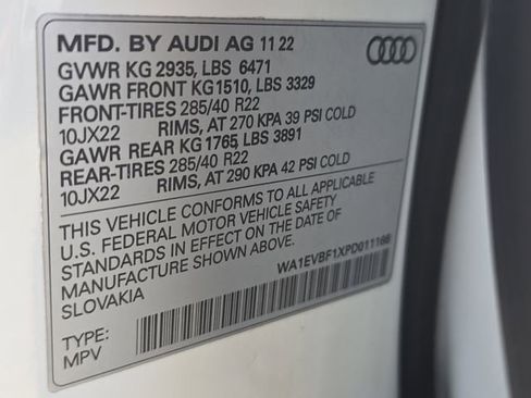 Used 2023 Audi Q8 Premium Plus w/ Premium Plus Package AWD/4WD image 39