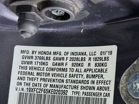 Used 2019 Honda Civic LX image 12