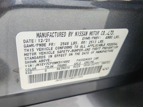 Used 2022 INFINITI Q50 Sensory w/ Cargo Package image 60