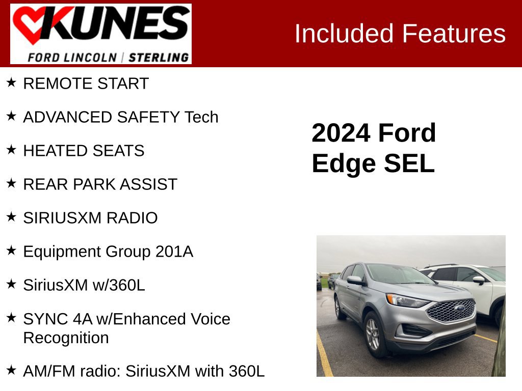 Used 2024 Ford Edge SEL AWD/4WD image 2