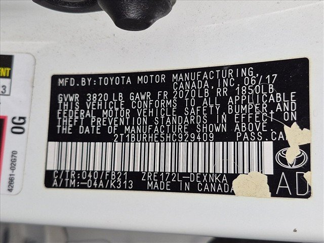 Used 2017 Toyota Corolla LE FWD image 14