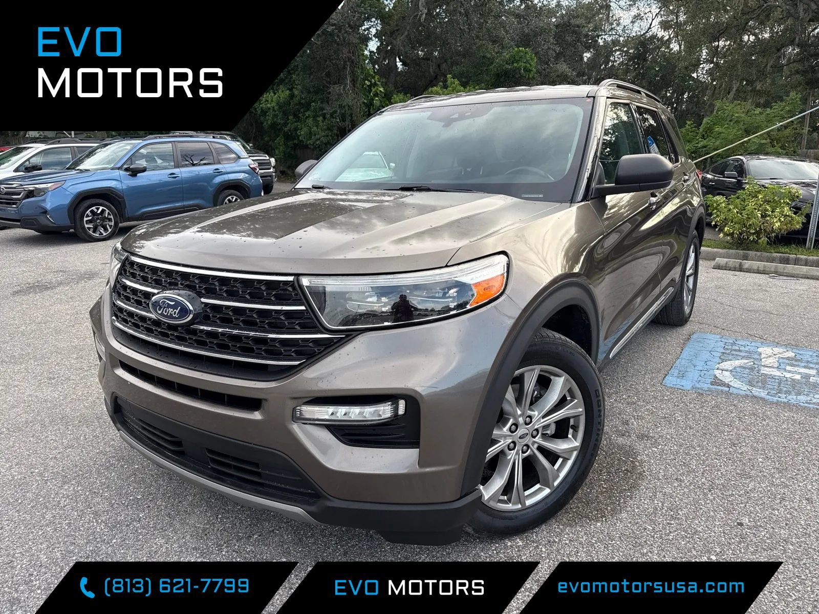 Used 2021 Ford Explorer XLT w/ Equipment Group 202A RWD image 1