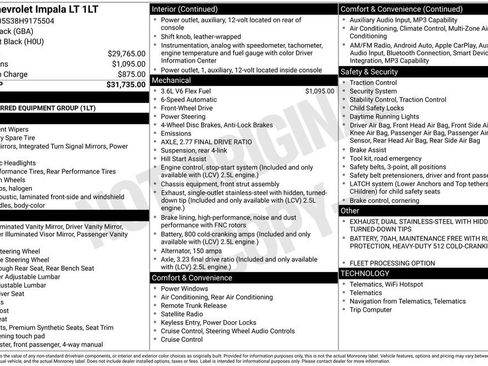 Used 2017 Chevrolet Impala LT image 7
