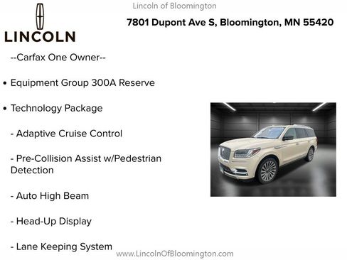 Used 2018 Lincoln Navigator Reserve w/ Technology Package image 5