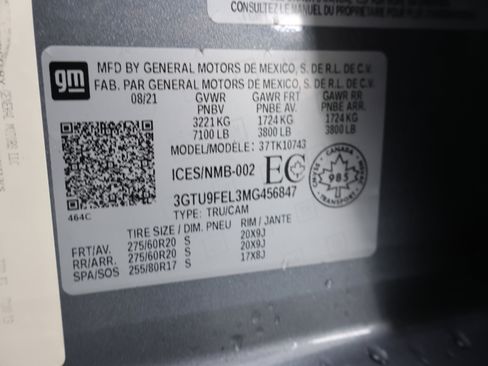 Used 2021 GMC Sierra 1500 Denali w/ Driver Alert Package II AWD/4WD image 62