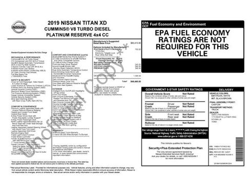 Used 2019 Nissan Titan Platinum Reserve w/ Platinum Utility Package AWD/4WD image 66