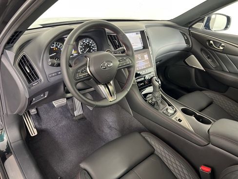 Used 2024 INFINITI Q50 Red Sport 400 w/ Black Opal Edition image 2