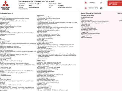 Used 2023 Mitsubishi Eclipse Cross ES image 2