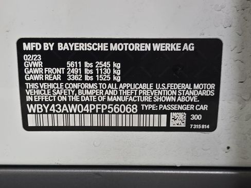 Certified 2023 BMW i4 eDrive35 w/ Premium Package RWD image 31