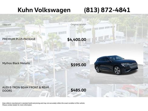 Used 2024 Audi Q8 e-tron Premium Plus w/ Premium Plus Package AWD/4WD image 5