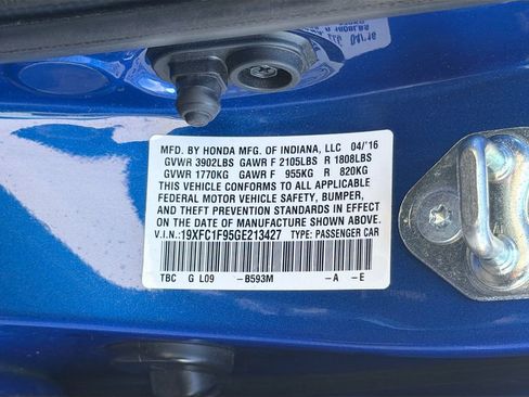 Used 2016 Honda Civic Touring image 33