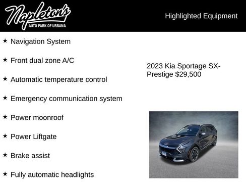 Used 2023 Kia Sportage SX FWD image 3