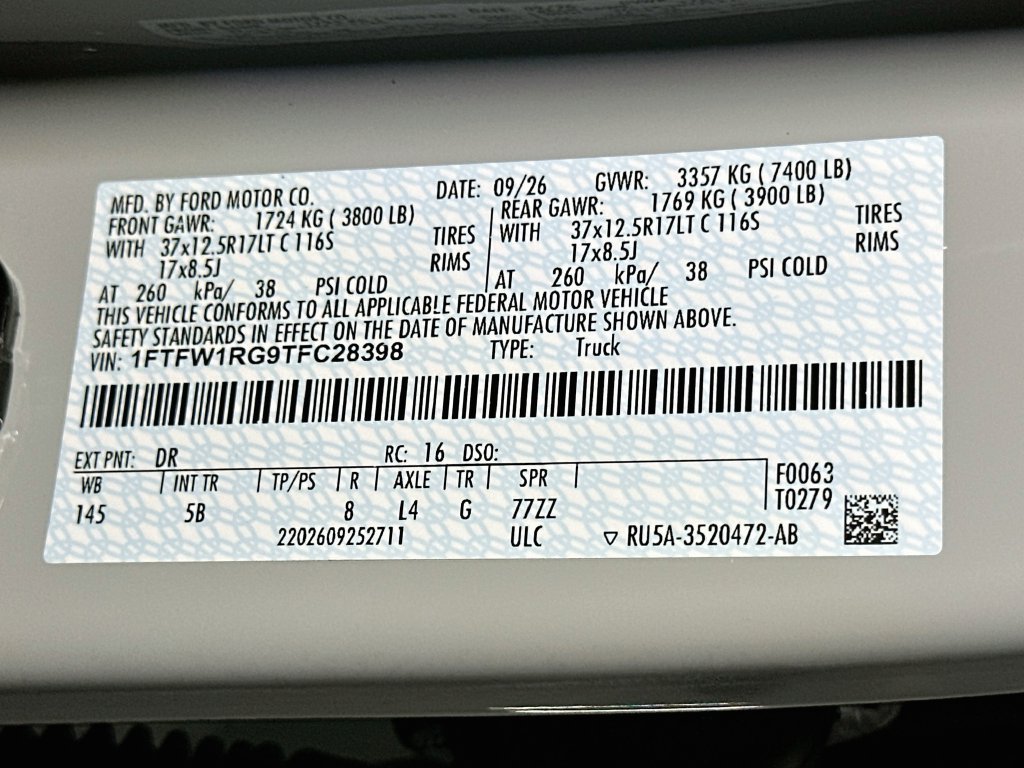 New 2026 Ford F150 Raptor AWD/4WD image 17
