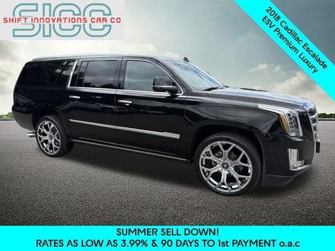 Used 2018 Cadillac Escalade ESV Premium Luxury AWD/4WD image 8