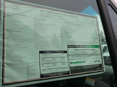 New 2026 Mercedes-Benz Sprinter 2500 image 14