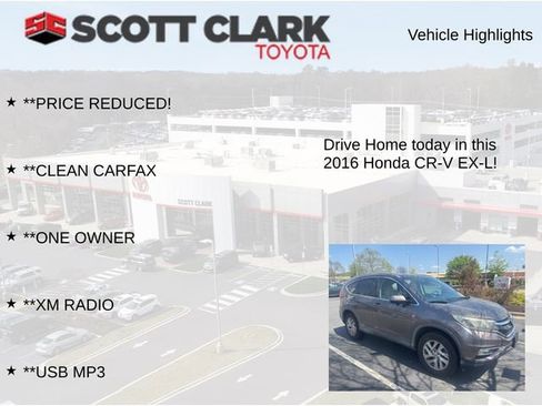 Used 2016 Honda CR-V EX-L image 9