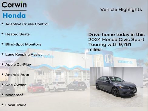 Used 2024 Honda Civic Sport Touring image 6