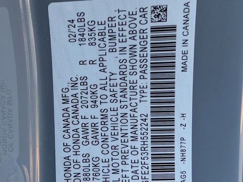 Used 2024 Honda Civic Sport image 30