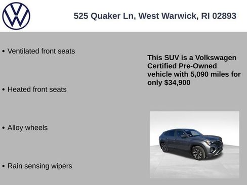 Certified 2025 Volkswagen Atlas Cross Sport SE image 19