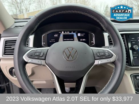 Used 2023 Volkswagen Atlas SEL AWD/4WD image 14