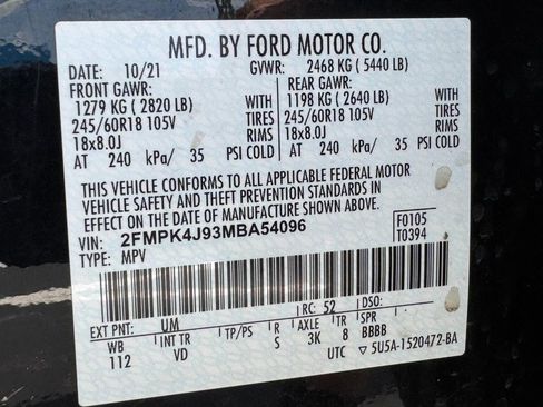 Used 2021 Ford Edge SEL w/ Cargo Accessory Package AWD/4WD image 24