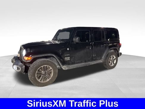 Used 2021 Jeep Wrangler Unlimited Sahara w/ Uconnect 4C Nav & Sound Group image 19