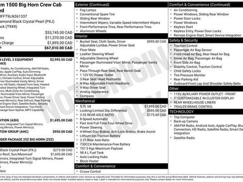 Used 2020 RAM 1500 Big Horn AWD/4WD image 44