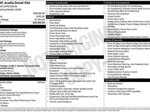Used 2023 GMC Acadia Denali FWD image 1
