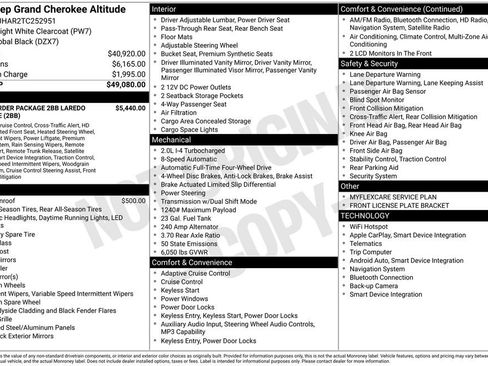 New 2026 Jeep Grand Cherokee Altitude AWD/4WD image 40