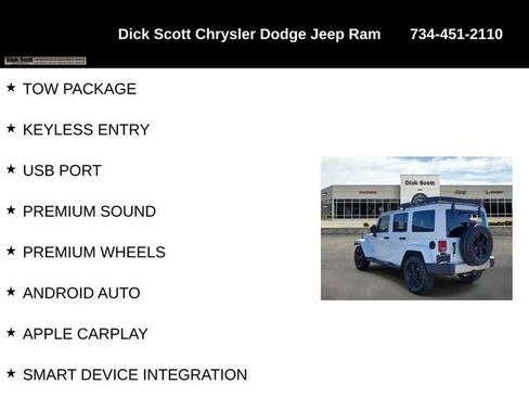 Used 2018 Jeep Wrangler Unlimited Sahara w/ Connectivity Group AWD/4WD image 16