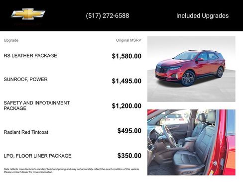 Certified 2024 Chevrolet Equinox RS w/ RS Leather Package image 15