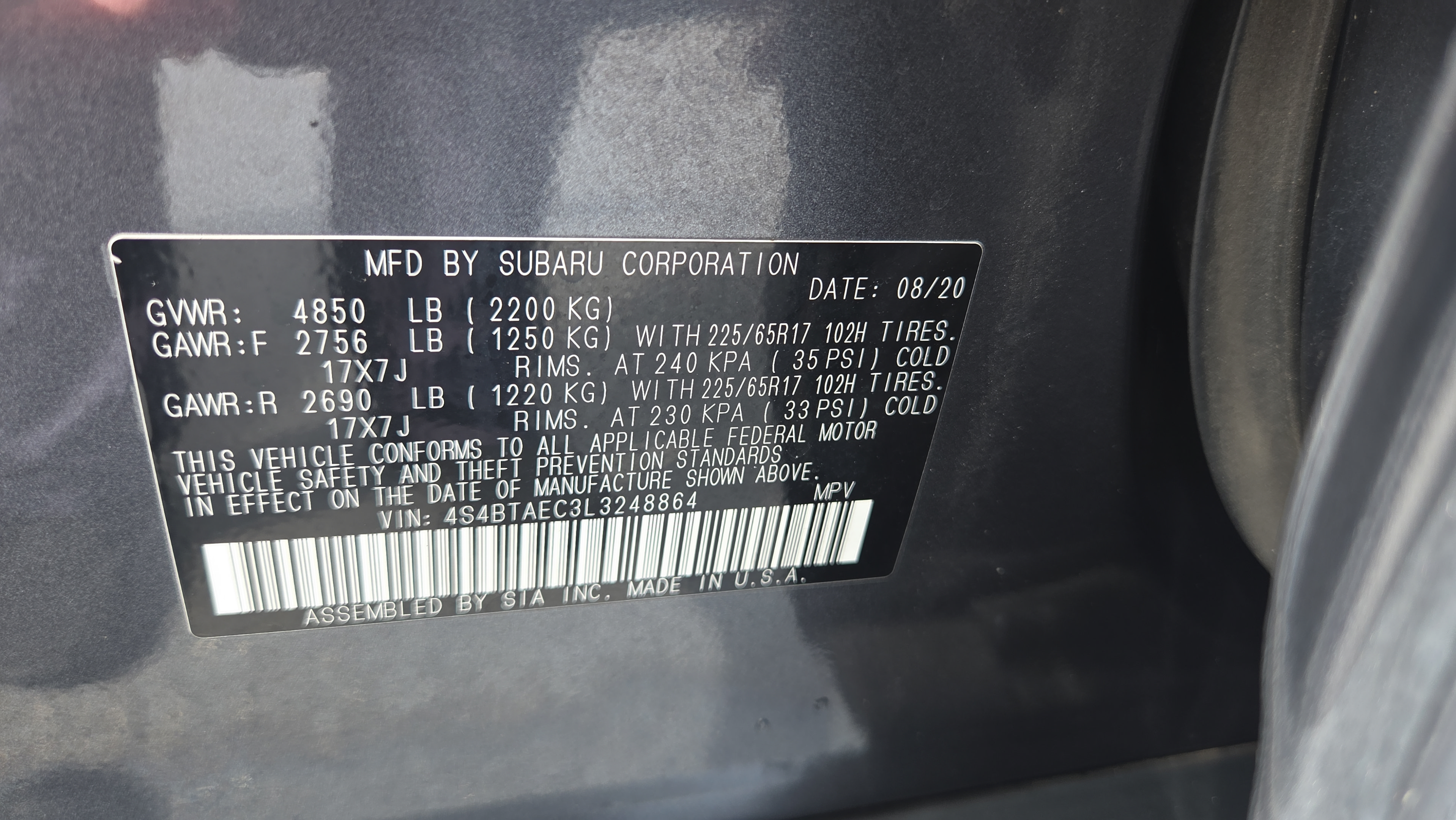 Used 2020 Subaru Outback Premium AWD/4WD image 21