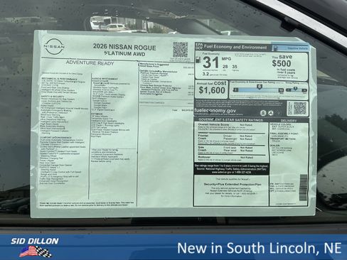 New 2026 Nissan Rogue Platinum w/ Platinum Premium Package image 13