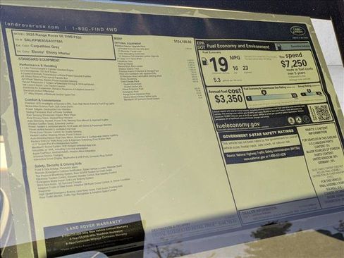 New 2025 Land Rover Range Rover SE image 20