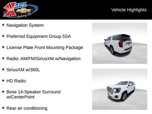 Certified 2021 GMC Yukon XL Denali AWD/4WD image 2
