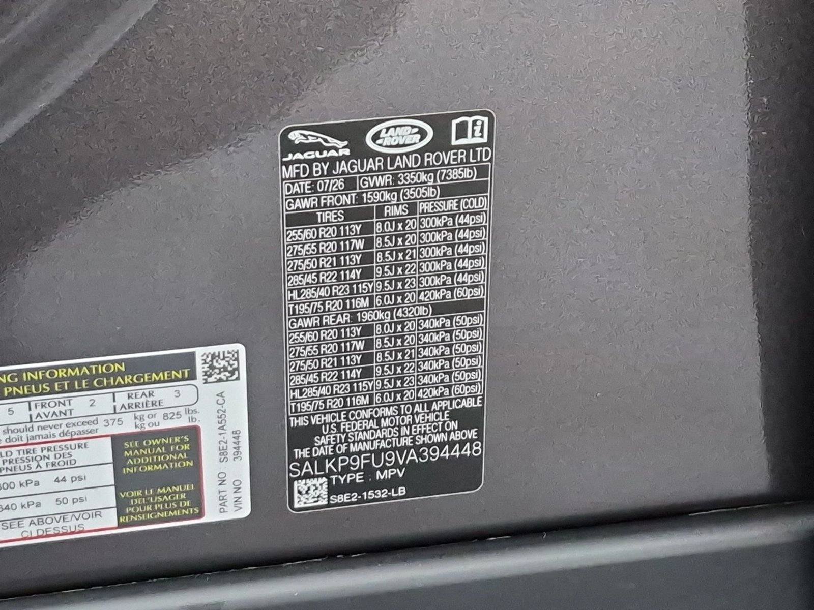 New 2027 Land Rover Range Rover SE AWD/4WD image 21