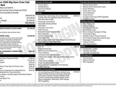 Used 2018 RAM 2500 Big Horn image 2